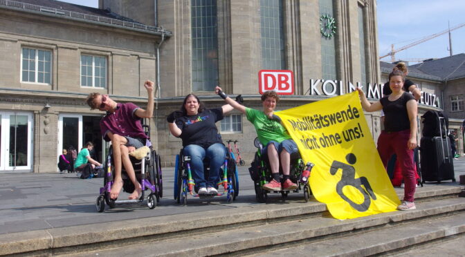 Die Wände hoch gegen ableistische Hindernisse