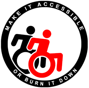 logo make ist acessible or burn it down